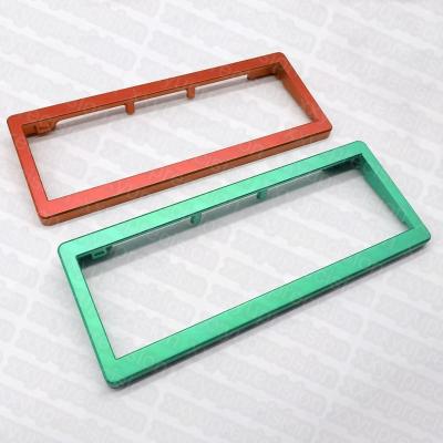 China Custom Aluminum CNC Metal Aluminum Machining Parts Milling Mechanical Keyboard Cases for sale