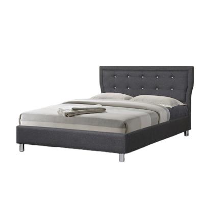 China Durable Welliver King Single Hotel Standard Bed Tufted Upholstered Bed Furniture for sale