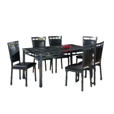 China modern marble dining table set with dining room table set dining furniture for modern dining room table designs for sale