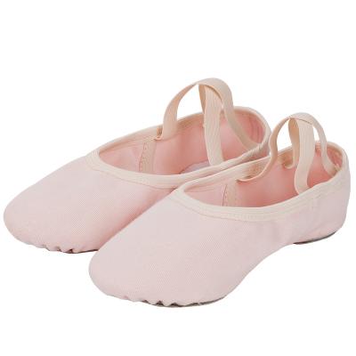 China Soft Fashion Ballet Dance Shoe\Comfortable\Durable Stretch Canvas Ballet Slipper Wholesale Elastic Band for sale