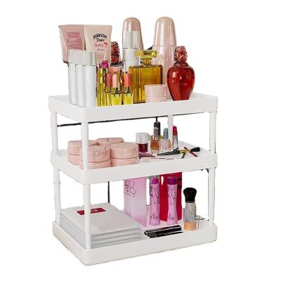 China 2021 New 3 Tier Desktop Folding Cosmetic Rack for sale