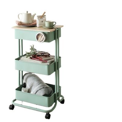 China Vonssen traditional five-color table top storage double trolley for sale