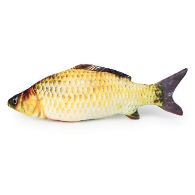 China Realistic Collapsing Movable Fish Simulation Viable Bustle Fish Cat Toys for sale