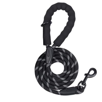 China Durable Pet Traction Rope Polyester Round Rope Pet Leash Reflective To Prevent Collision for sale