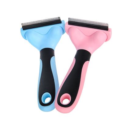 China Viable Pet Comb Remove One-Key Dead Broken Hair Removal Cat Comb Hair Dog Floating Automatic Erasing Brush for sale