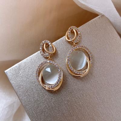 China FASHION Jewelry Opal Jewelry Fashion Trendy Earrings for sale