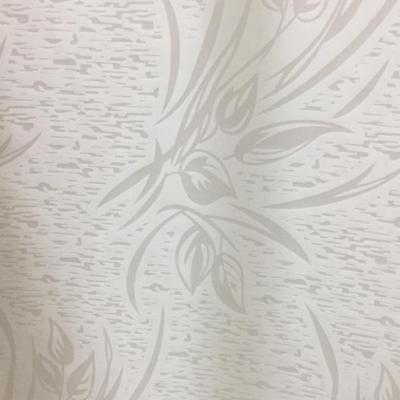 China QF10334 White Flower Design Printing Knitting Foldable Mattress Fabric for sale