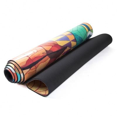 China 6mm Eco-Friendly Fitness Yoga Equipment Waterproof Yoga Tape Customized Yoga Mat Suede for sale