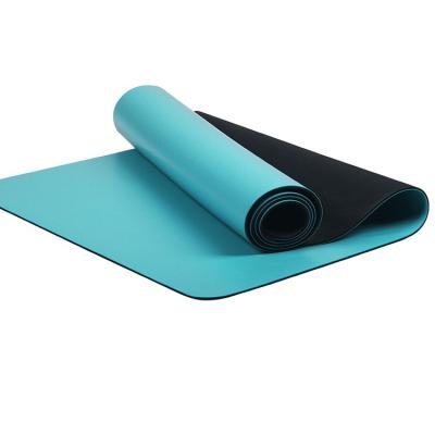 China PU+Rubber Zhensheng Printed Eco-friendly Rubber PU Yoga Mat Gymnastics Mat for sale