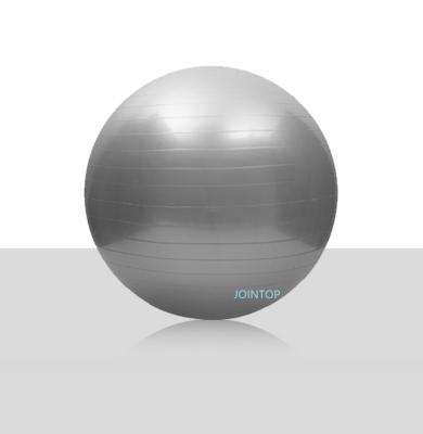 China JOINTOP Balance Yoga Smooth Eco-Friendly Ball With Custom Logo Exercise Ball Anti-burst Fitness Stability Ball for sale