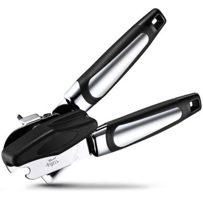 China Sustainable 3-in-1 Manual Stainless Steel Cordless Tin Can Opener for sale