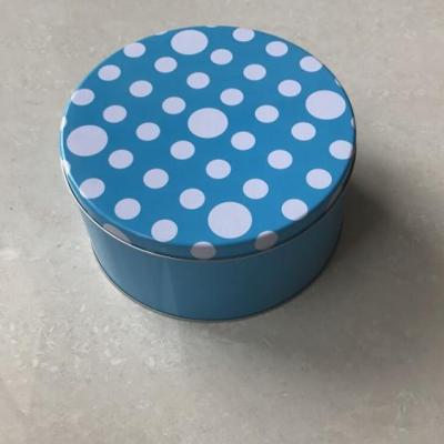 China Household Products Metal Box Gift Packaging Tin Box Cylindrical Jar for sale