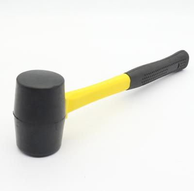 China Machinist Hammer 16oz/24oz/32oz Plastic Handle Rubber Mallet for sale