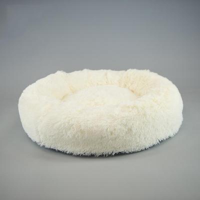 China Sustainable round washable pet bed for cat and dog for sale