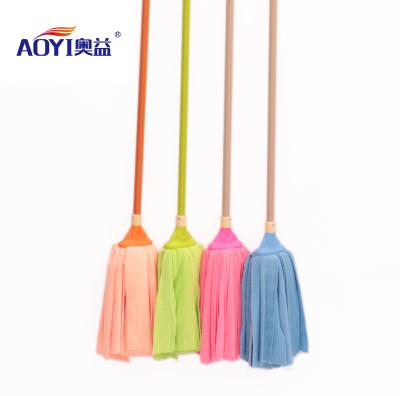 China Wholesale AOYI 3824 Sustainable Household Towel Mop Floor Cleaning With Steel Handle for sale