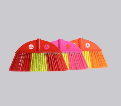 China Home 333 Mixed Color Bright Bristle Broom Head for sale