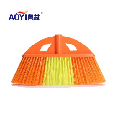 China New Design Home AOYI 555 Pet Bristle Home Usded Mixed Color Broom Head for sale