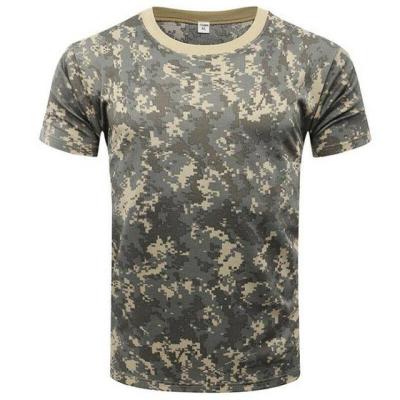 China 2020 Summer New Camouflage Pattern Printing Shirt Fun T-shirt Hip-Hop Clothing Short Sleeve T-shirt Street Wear 3d Anti-Static Printed Tops for sale