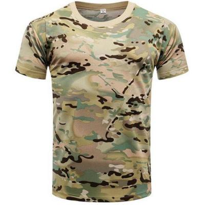 China Gray Camouflage T-shirt Men Anti-Static Camouflage T-shirt Printed Ink 3d T-shirts Military T-shirts Casual Gothic Anime Clothes Short Sleeve for sale