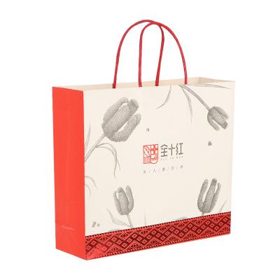 China Handled In Stock Wholesale Custom Handle Custom Flat Fruit Picking Brown Paper Bags for sale