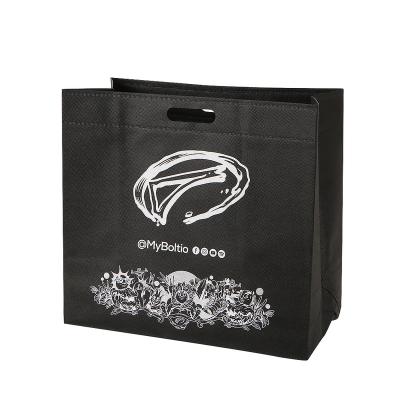 China Trade show shopping non woven fabric price pp handled commercial non woven bag d cut non woven bag for sale