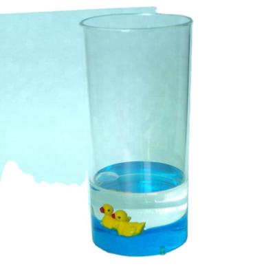 China 7oz Clear Aquarium Liquid Reusable Hotel Floaty Floaty Office Water Stored Acrylic Drinking Floaty Cup Floaty Cup for sale