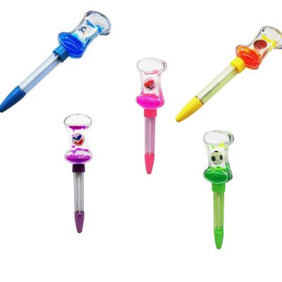 China Eco-Friendly Kids Multicolor Custom Logo Pen Promotional Christmas Gifts Pink Cartoon Student Pen for sale