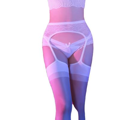 China Floral Fit Below65kg [Rose and Sakura] Women's Sexy Matt Thigh High Stockings Lingerie Breathable Pantyhose Pantyhose for sale