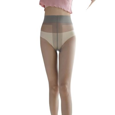 China [Daizi] Breathable Ultrathin Silky Seamless 3D Stockings T-band Closed Crotch Toes Women's Sexy Transparent Pantyhose for sale