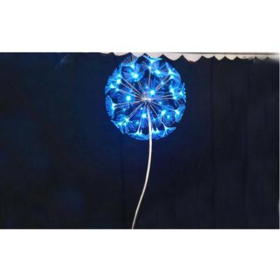 China Wholesale Customized Factory LED Fiber Optic Dandelion Light For Park Garden Christmas Decoration for sale