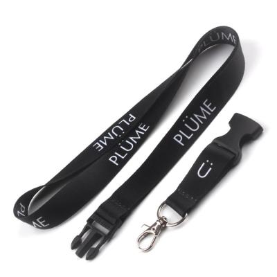 China Custom Cheap Polyester Lanyard Polyester Lanyard With Logo for sale