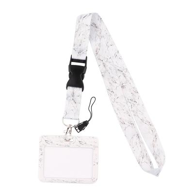 China Polyester Lanyard Custom Logo with ID Card Holder for sale