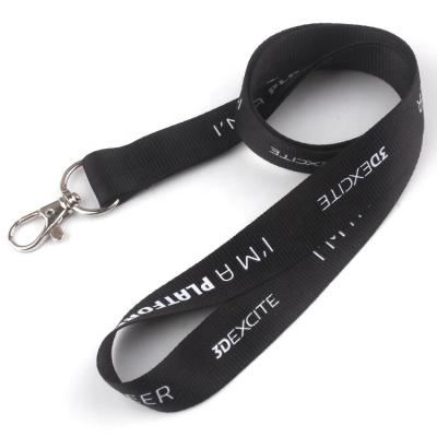 China Polyester Factory Custom Logo Printed Neck Lanyard With Free Sample Polyester Lanyard for sale