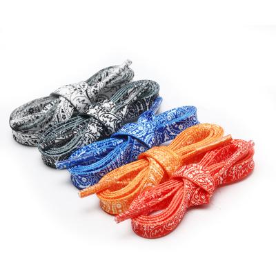 China Custom Wholesale Custom Made Children's Shoe Ribbon Laces Flat Laces for sale