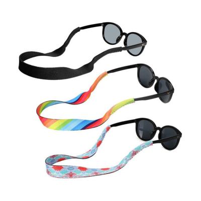 China Festival fashion design as your logo elastic sunglasses strap OEM sunglass holder floating strap for sale