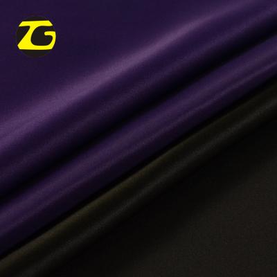 China Breathable Polyester 100 Custom Color Heavy Single Matte Satin Fabric For Garment for sale