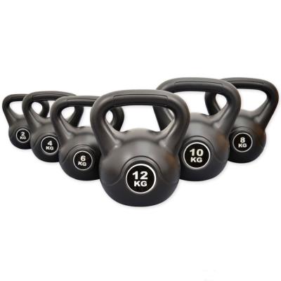 China High Quality Fitness Kettlebell Cast Iron Vinyl Plastic Weightlifting Exercise Competition Kettlebells for sale