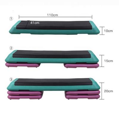 China Anti-Slip Adjustable Aerobic Yoga Exercise Step For Fitness And Exercise for sale