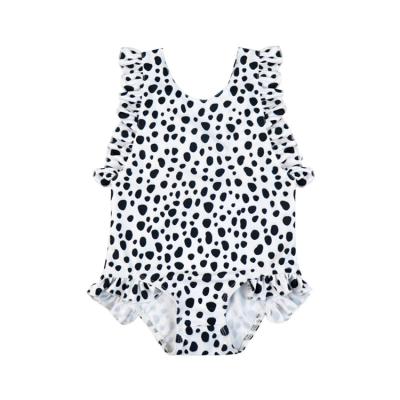 China Swimwear Girls Tulle Swimwear Leopard Swimsuit Quick Dry Breathable Beach Wear Young Girls Breathable Kids Beach Top Skirt for sale