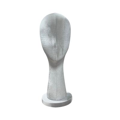 China JELIMATE Gray Custom Head Mannequin High 40cm Other Level Velvet Cloth Female Display Mannequin for sale