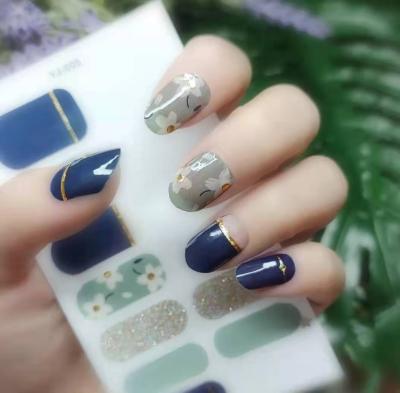 China Waterproof+Eco-friendly Custom Adhesive Professional Non-Toxic OEM Nail Product Gel Nail Sticker for sale