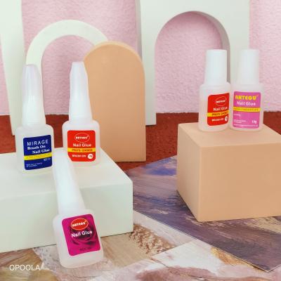 China Custom Eco - Friendly Materials Harmless Quick Drying Nail Super Sticky Glue NG001 for sale