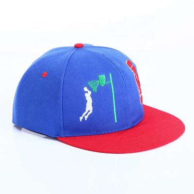 China COMMON Custom logo snapback sports caps new trend two colors 6 panel blank customize embroidery snapback hats for sale