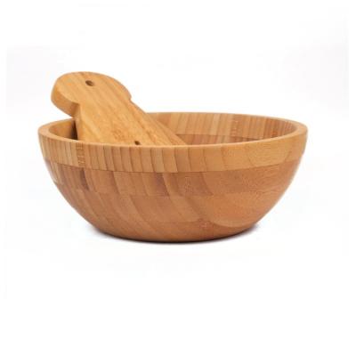 China 2020 viable new fashionable housewares accept custom made recyclable bamboo salad bowl for sale