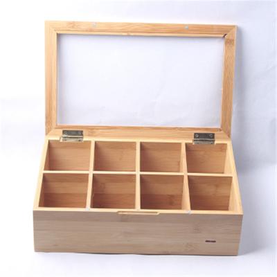 China Sustainable Bamboo Boxed Storage Storage Box With Bamboo Lid Bamboo Products Packaging Box for sale