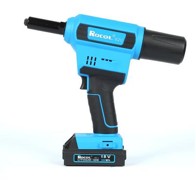 China RL-520 Rechargeable Li-ion Battery Gun 18V Rivet Battery Cordless Rivet Gun (Industrial Grade) Rivet Gun for sale