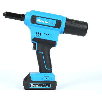 China Factory Price RL-520 Rivet Gun 20KN Cordless Rivet Gun 18V Li-ion Electric Brushless Battery RL-520 Cordless Rivet Gun for sale