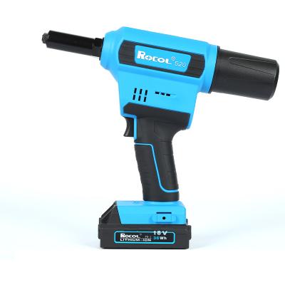 China Factory Price 2.4-4.8mm Rechargeable Rivet Gun Battery Rivet Tools RL-520 18V Li-ion Battery Cordless Rivet Gun for sale