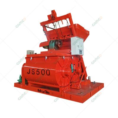 China JS500 Diesel Engine Cement Concrete Mixer Machine For Sales à venda