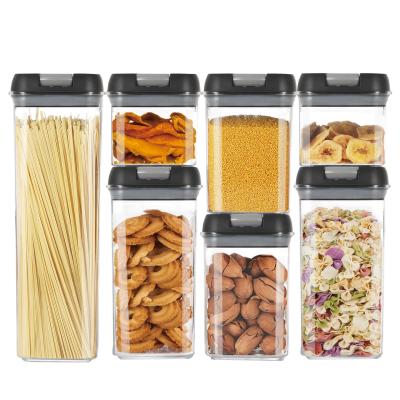 China Freshness Preservation Cutie Dotey 7 Piece Set Bpa Free Air Containers Small Rice Tight Storage Box For Office Organization And Storage for sale